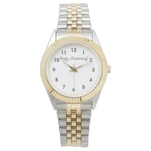 Montre à deux tons Anniversaire