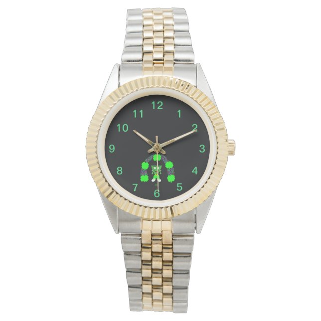 Montre à deux tons FrankenFromage St. Patrick (devant)