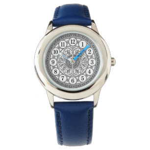 Montre à face d'horloge ornementale vintage Élég