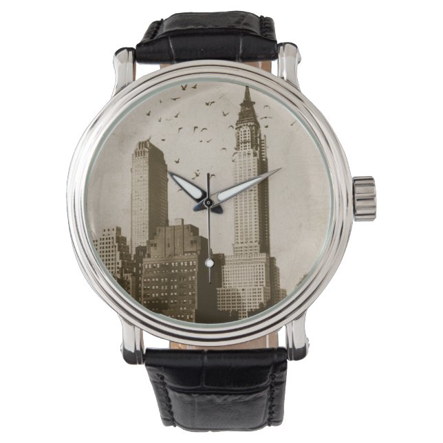 Montre A flock of birds flying (devant)