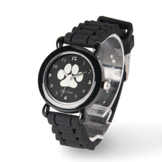 Montre à Impression de Chien Paw Time