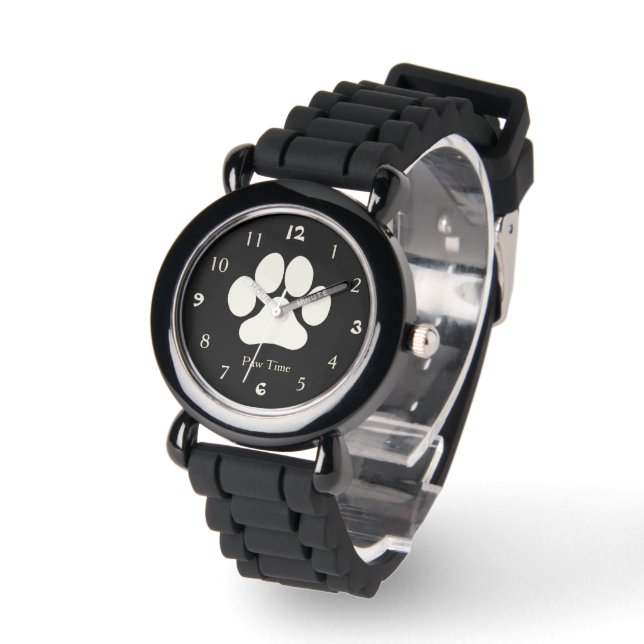 Montre à Impression de Chien Paw Time (Angle)