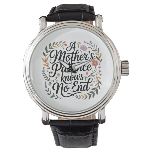 Montre A Mother's Patience Knows No End (devant)