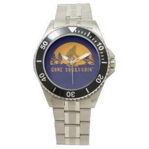 Montre à poignet en acier inoxydable vintage Gone 