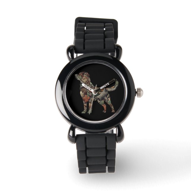 Montre à poignet Labrador pour hommes, Montre Camo (Recto)