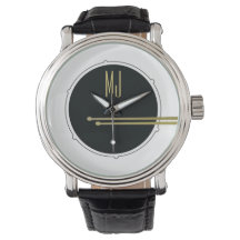 Montre à tambour Black Gold Cadeau pour lui