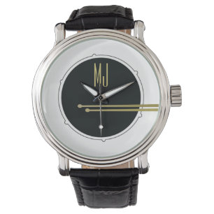 Montre à tambour Black Gold Cadeau pour lui