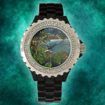 Montre A Yelapa View 0828<br><div class="desc">Peinture Collection "A Yelapa View 0828" Montre en Rhinestone pour femmes brille brillamment avec un visage personnalisable, vous adorerez regarder à votre montre pour le moment. Personnalisez la page produit ou cliquez sur le bouton "Personnaliser" pour obtenir plus d'options de conception. Conçu à partir de mon tableau "A Yelapa View...</div>
