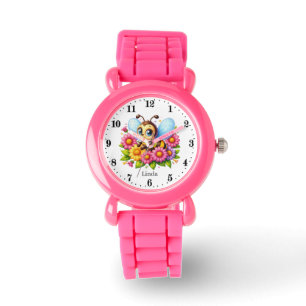 Montre Abeille mignonne ajouter nom filles