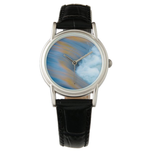 Montre Abstrait d'eau bleue, Canada (devant)
