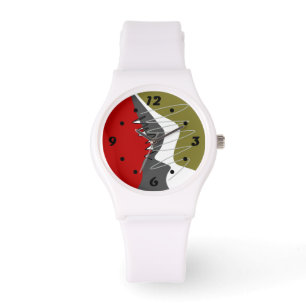 Montre Abstrait, Moderne, Créatif, Oreillère à lancer app