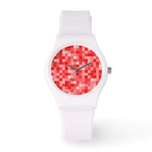 Montre Abstrait rouge