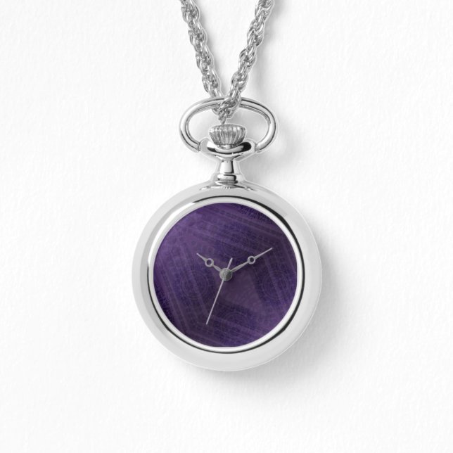 Montre Acceptation | Médaillons de méditation violette (Recto)