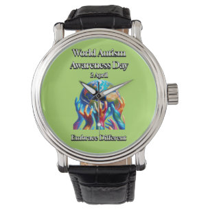 Montre Acceptez Différent. Journée mondiale de la Sensibi