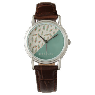 Montre Add Your   Geometric Feather