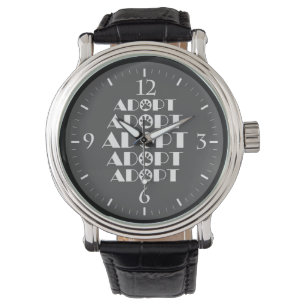 Montre Adopter le chien patte
