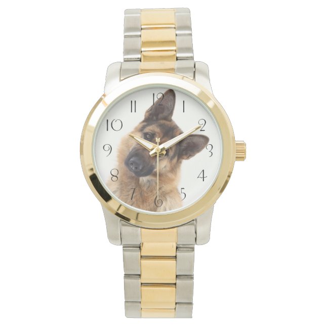 Montre Adorable funny german shepherd portrait (devant)