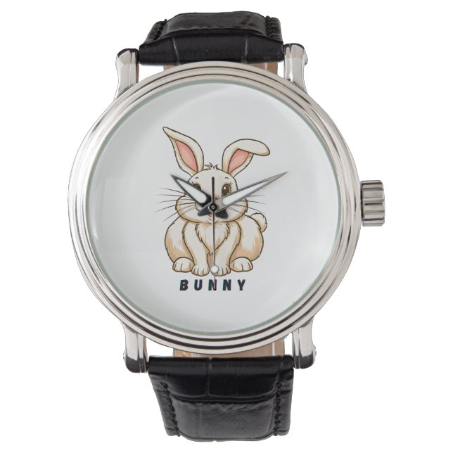 Montre adorable lapin mignon (devant)