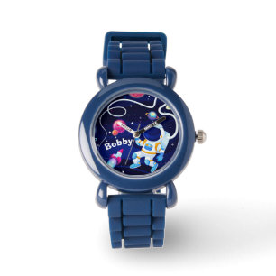 Montre Adorables Spaceman Coloré Personnalisé