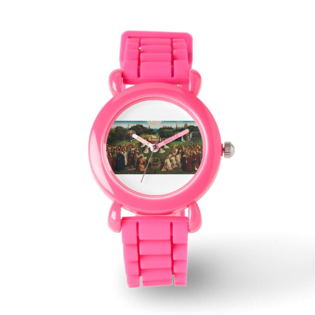 Montre Adoration de l'agneau par Jan van Eyck (Recto)