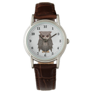 Montre adoratrice de chouettes