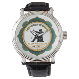 Montre Affiche vintage Céleste Vierge Zodiaque