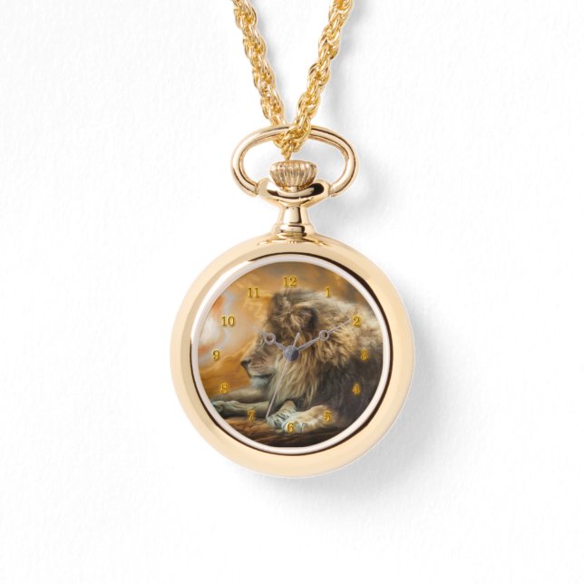 MONTRE AFRICAN LION WAITING (Recto)