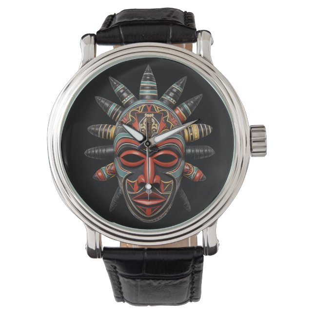 Montre African Mask Watch (devant)
