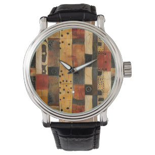 Montre African Tribal Motif Watch