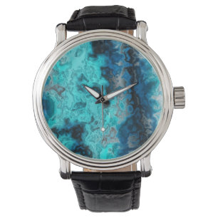 Montre Agate bleue