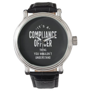 Montre Agent de conformité Titre du poste Cadeau