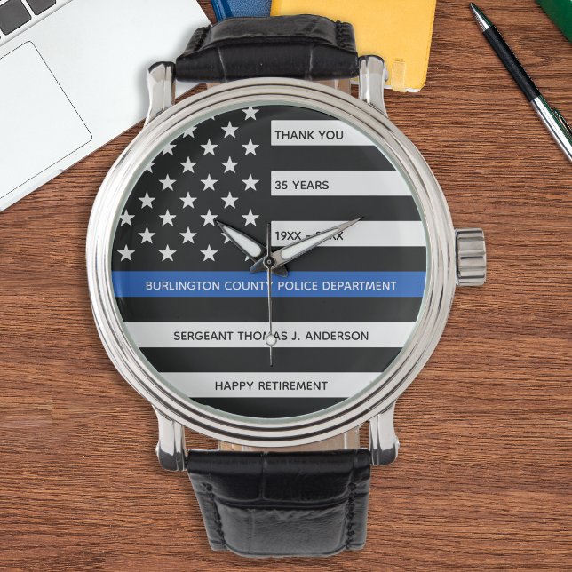 Montre Agent de police sur mesure Application de la loi R (Créateur téléchargé)