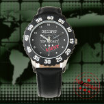 Montre Agent secret personnalisé<br><div class="desc">Même les agents secrets doivent dire l'heure. Un grand cadeau pour les enfants cette montre d'agent infiltré personnalisée est sûr d'être un succès avec n'importe quel espion en herbe.</div>