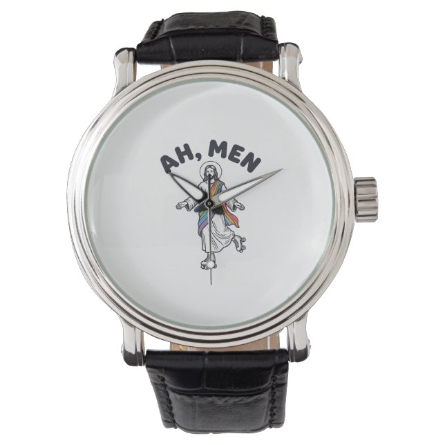 Montre Ah Men Roller Skating Foi Vector Design_1 (devant)
