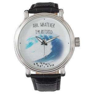 Montre Ahh Quoi que je sois Retraité Big Tropical Ocean W