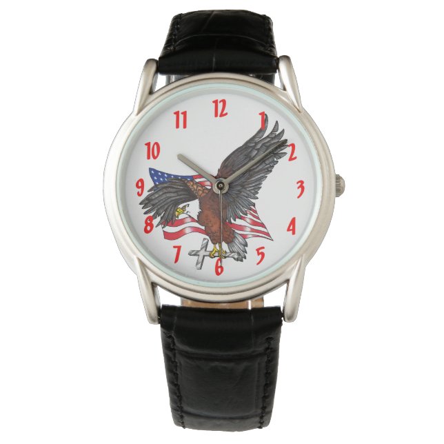 Montre Aigle américain avec croix (devant)
