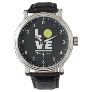 Montre Aimer Et Live Tennis Sports Ventilateur Nom Person