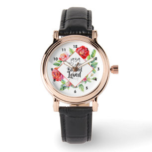 Montre AJOUTER Année de naissance Âge Cadeau d'anniversai