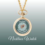 Montre Ajouter le nom floral introverti solitude vert<br><div class="desc">Cette belle montre de collier, est parfaite pour les introvertis qui chérissent leur "temps de moi". Avec l'expression apaisante "Embracer la solitude", cette pièce est plus qu'un simple chronomètre, c'est un énoncé élégant de l'autosoin. Orné d'un design floral délicat, il ajoute une touche de nature à votre look quotidien. Que...</div>