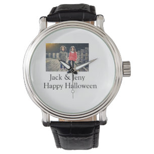 Montre ajouter nom photo texte Halloween enfant fille gar