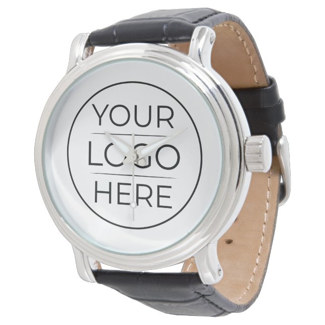 Montre Ajouter simplement votre logo Entreprise (Incliné)