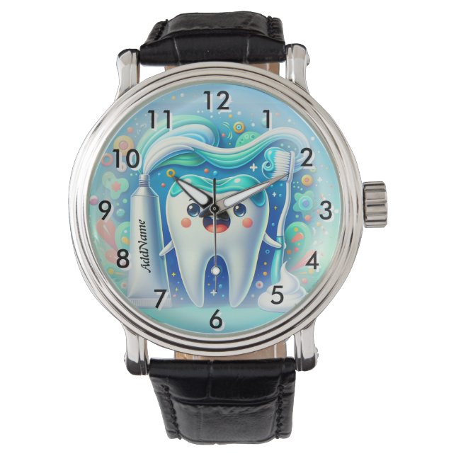 Montre Ajouter un nom Dental (devant)