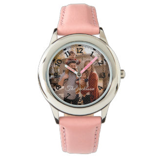MONTRE AJOUTER VOTRE NOM DE PHOTO