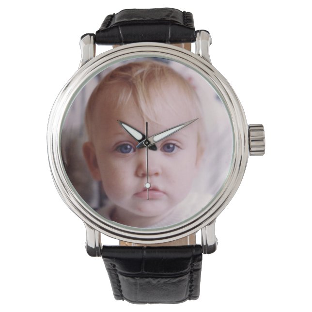 Montre Ajouter votre photo memento pour papa (devant)