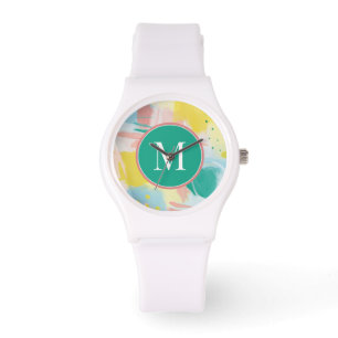 Montre Ajouter votre premier Abstrait à visage frais
