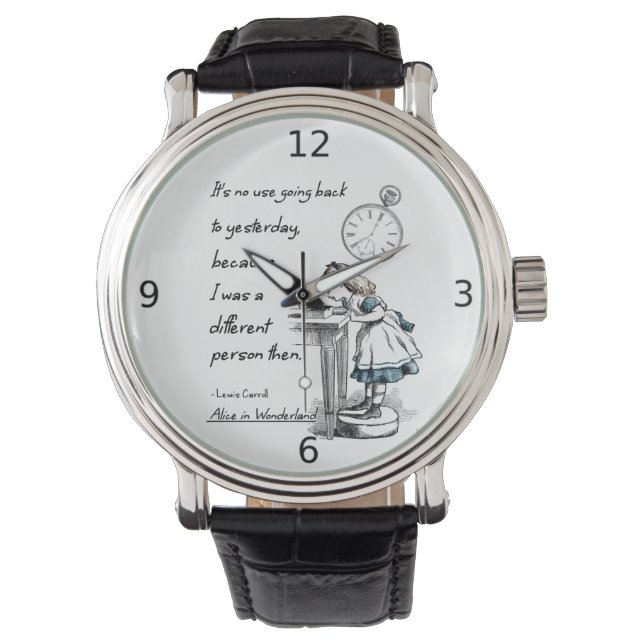 Montre Alice au pays des merveilles (devant)