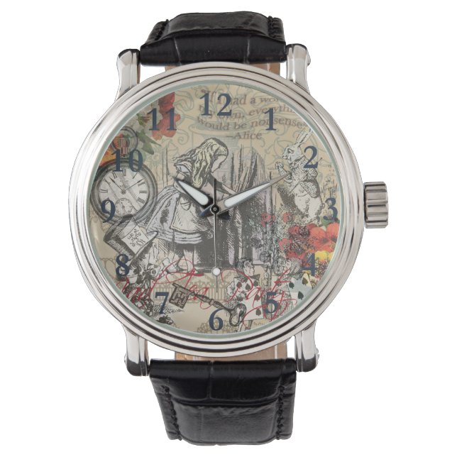 Montre Alice au pays des merveilles Rideau Art classique (devant)