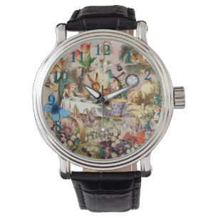 Montre Alice au pays des merveilles Tea Party Art