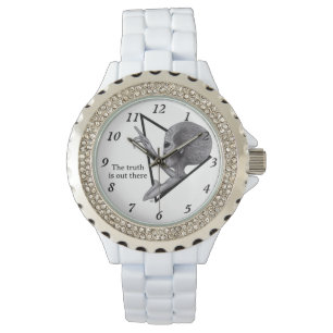 Montre Alien gris, la vérité est là