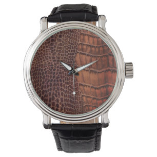 Montre Aligator Classic Reptile en cuir (Faux)